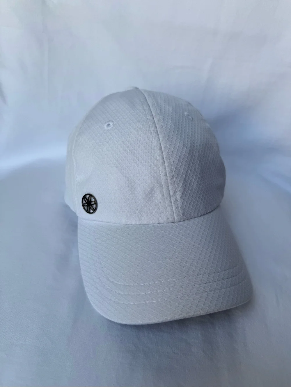 GAIAM White Baseball Cap Interior with Brand Tag